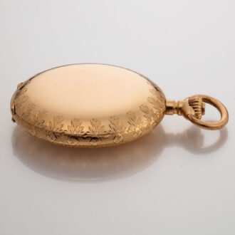 German hunting case watch with unusual decoration Circa 1910