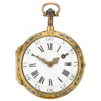 French quarter repeating à toc single-cased verge watch Circa 1760