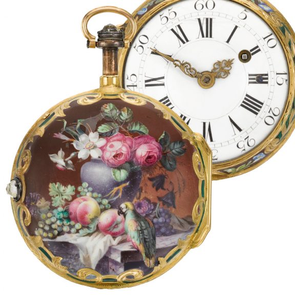 French quarter repeating à toc single-cased verge watch Circa 1760