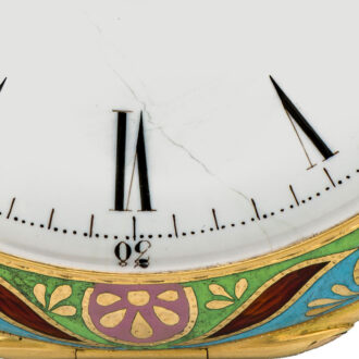 Swiss gold duplex erotic watch for Chinese market Circa 1835