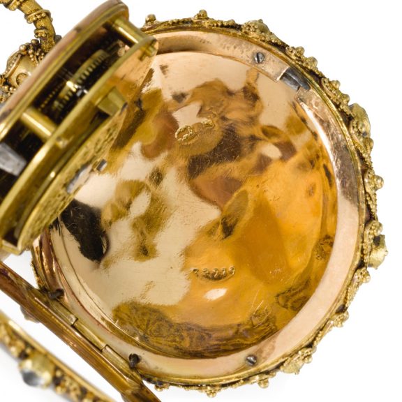 French open faced keywind sapphire-set verge watch Circa 1825 French open faced keywind sapphire-set verge watch Circa 1825