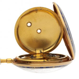 French centre seconds cylinder watch with chatelaine Circa 1790 French centre seconds cylinder watch with chatelaine Circa 1790