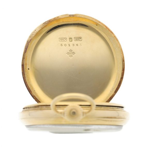 Swiss 18k yellow gold open faced pocket watch Circa 1914 Swiss 18k yellow gold open faced pocket watch Circa 1914
