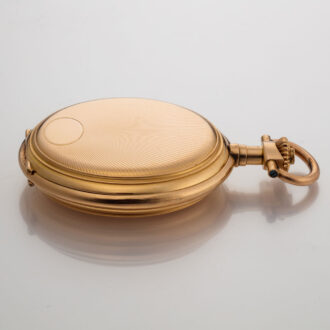 Fine Swiss 14 carat gold Glashütte type precision watch Circa 1910