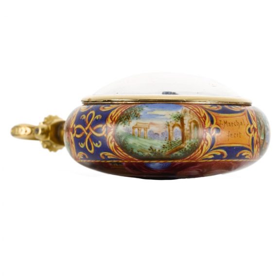 Unusual French lady's pair-cased keyless lever watch Circa 1890 Unusual French lady's pair-cased keyless lever watch Circa 1890