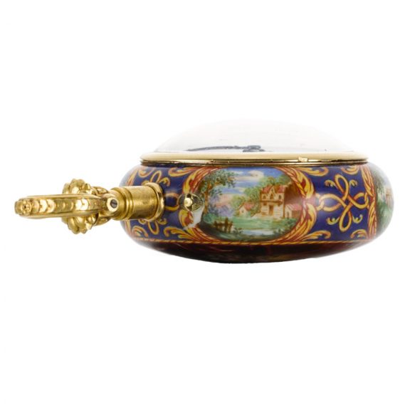 Unusual French lady's pair-cased keyless lever watch Circa 1890 Unusual French lady's pair-cased keyless lever watch Circa 1890