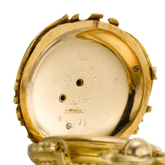 German Lady’s lapel watch with matching chatelaine Circa 1890 German Lady’s lapel watch with matching chatelaine Circa 1890