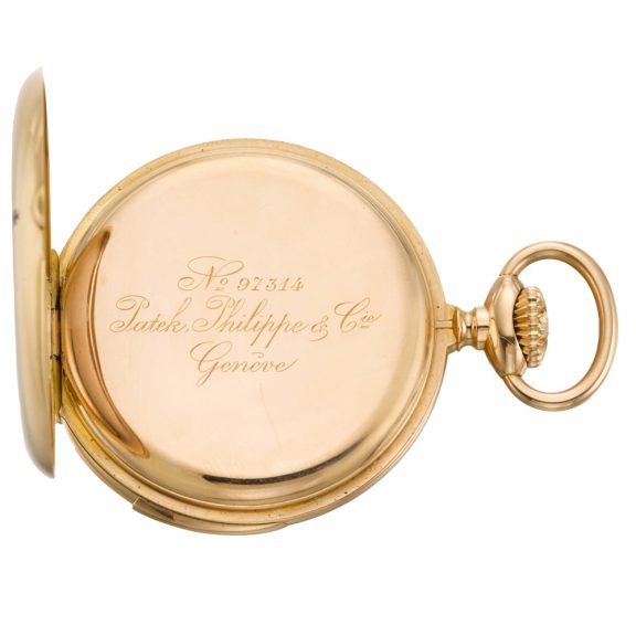 Swiss 18K rose gold five minute repeating lever watch Circa 1893 Swiss 18K rose gold five minute repeating lever watch Circa 1893