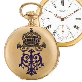 Swiss 18K rose gold five minute repeating lever watch Circa 1893