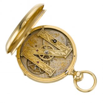 Extremely rare Swiss two minute tourbillon watch Circa 1855