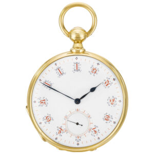 Extremely rare Swiss two minute tourbillon watch Circa 1855