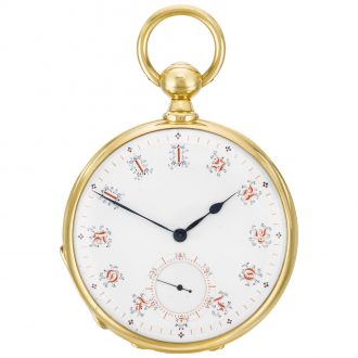 Extremely rare Swiss two minute tourbillon watch Circa 1855