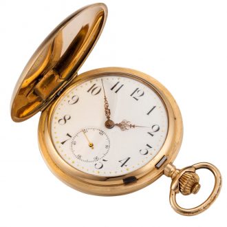Swiss heavy gold System Glashütte quality watch Circa 1900