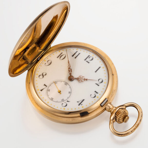 Swiss heavy gold System Glashütte quality watch Circa 1900 Swiss heavy gold System Glashütte quality watch Circa 1900