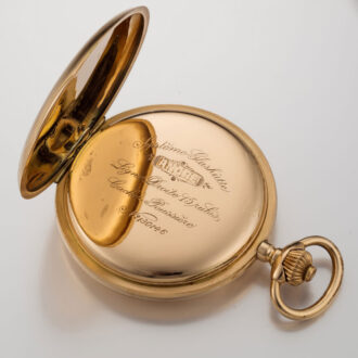 Swiss heavy gold System Glashütte quality watch Circa 1900