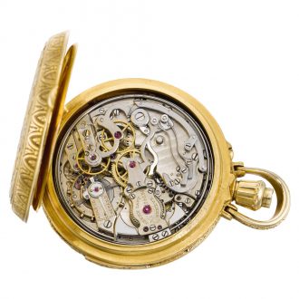 Swiss astronomical minute repeating pocket watch Circa 1895