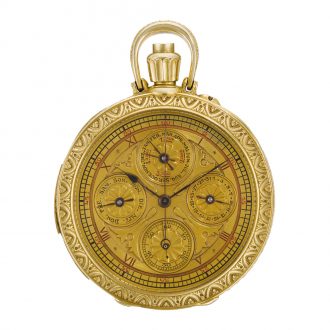 Swiss astronomical minute repeating pocket watch Circa 1895