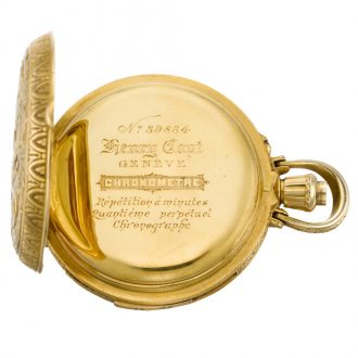 Swiss astronomical minute repeating pocket watch Circa 1895