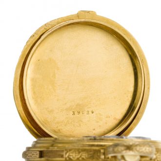 Swiss astronomical minute repeating pocket watch Circa 1895