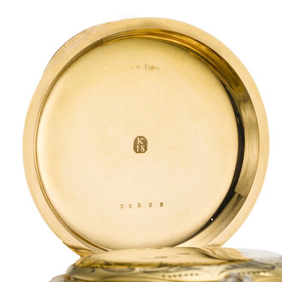 Russian calendar watch with dead centre seconds Circa 1850 Russian calendar watch with dead centre seconds Circa 1850
