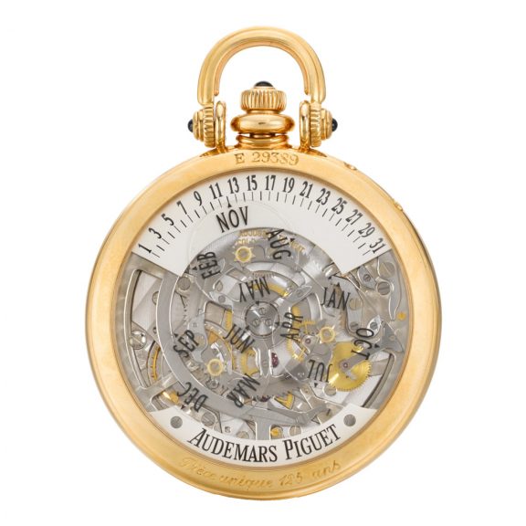 Swiss double dialled watch with wandering day/date dial Circa 2000 Swiss double dialled watch with wandering day/date dial Circa 2000