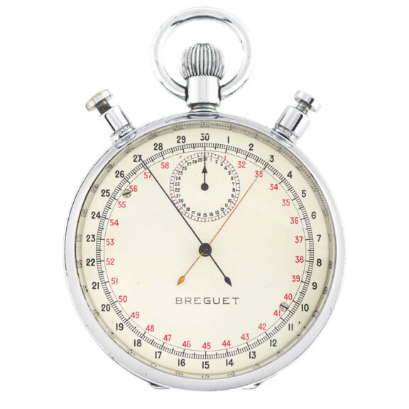 Swiss chromed split seconds chronograph stopwatch Circa 1950