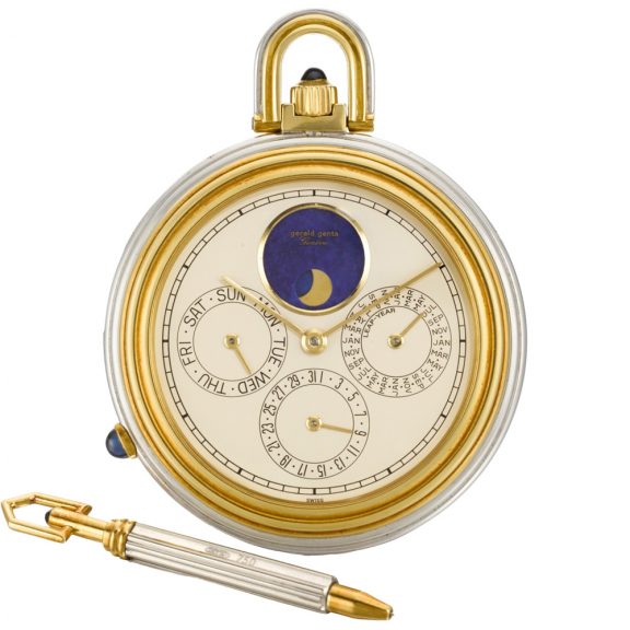 Swiss minute repeating perpetual calendar watch circa 1985