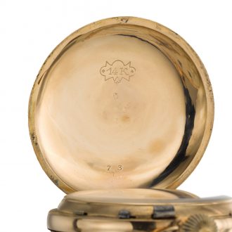 Swiss double dialled watch with calendar and moon phases Circa 1880 Swiss double dialled watch with calendar and moon phases Circa 1880