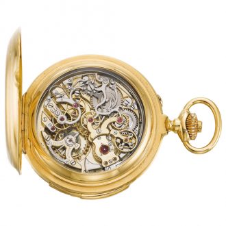Swiss repeating perpetual calendar chronograph Circa 1890