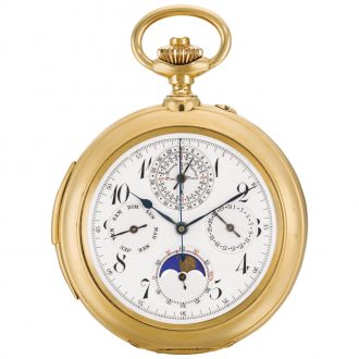 Swiss repeating perpetual calendar chronograph Circa 1890