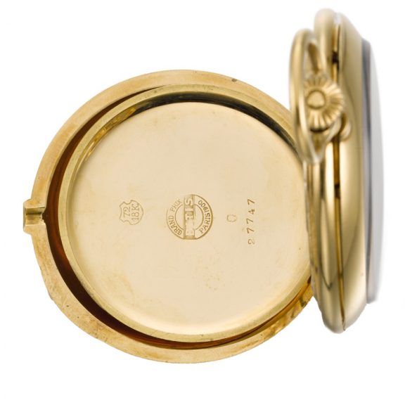 Russian perpetual calendar lever watch with moon phases Circa 1910 Russian perpetual calendar lever watch with moon phases Circa 1910