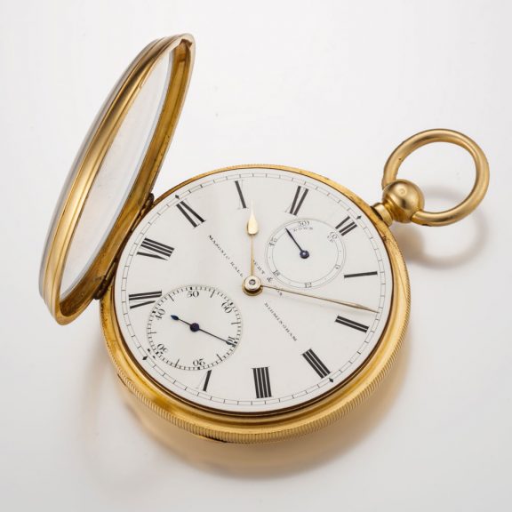 English chronometer watch with power reserve Circa 1872 English chronometer watch with power reserve Circa 1872