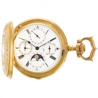 Danish minute repeating perpetual calendar watch Circa 1900