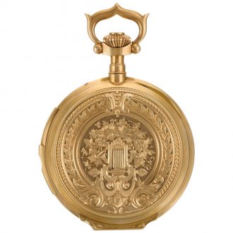 Danish minute repeating perpetual calendar watch Circa 1900