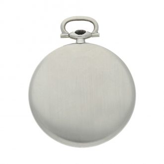 Swiss platinum open faced keyless lever pocket watch Circa 1937