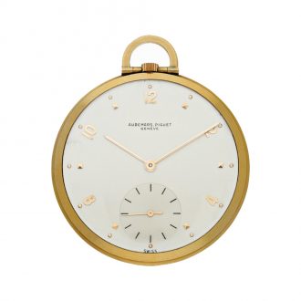 Swiss 18k gold open faced lever dress watch Circa 1940