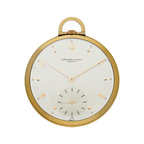 Swiss 18k gold open faced lever dress watch Circa 1940