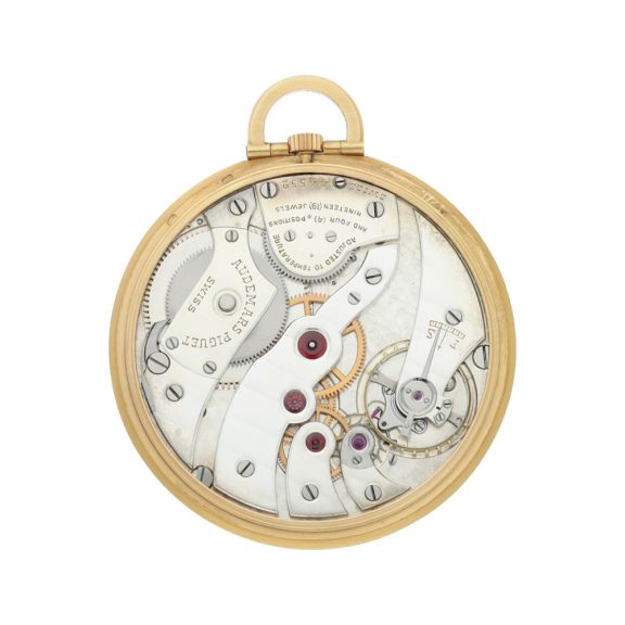 Swiss 18k gold open faced lever dress watch Circa 1940 Swiss 18k gold open faced lever dress watch Circa 1940