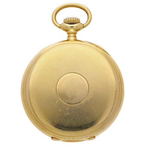 Swiss 18k gold open faced lever pocket watch Circa 1910 Swiss 18k gold open faced lever pocket watch Circa 1910