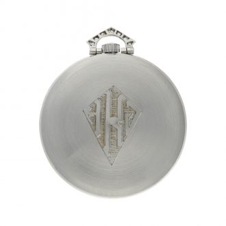Swiss platinum and diamond set Art Deco dress watch Circa 1930