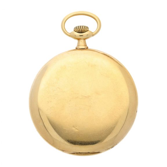 American yellow gold open faced lever pocket watch Circa 1905 American yellow gold open faced lever pocket watch Circa 1905