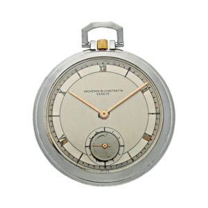 Swiss Staybrite stainless steel open faced dress watch Circa 1960