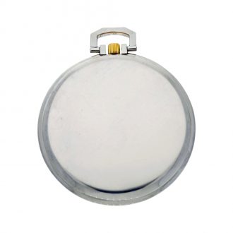 Swiss Staybrite stainless steel open faced dress watch Circa 1960