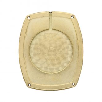 Swiss 18k yellow gold cushion shaped dress watch Circa 1970