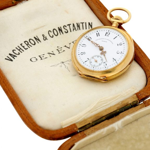 Swiss 18 carat gold open faced lever pocket watch Circa 1900 Swiss 18 carat gold open faced lever pocket watch Circa 1900