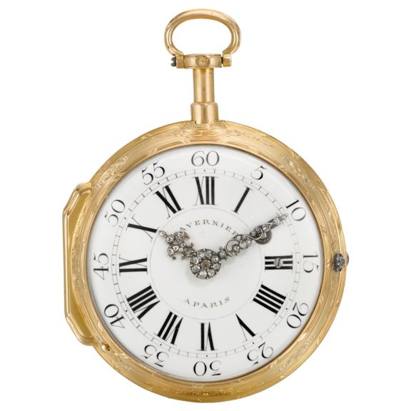 Rare French gold double dialled repeating calendar watch Circa 1760 Rare French gold double dialled repeating calendar watch Circa 1760