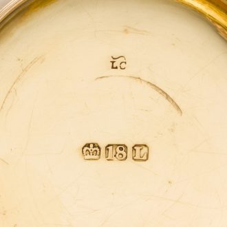 English dumb quarter repeating cylinder watch Circa 1806