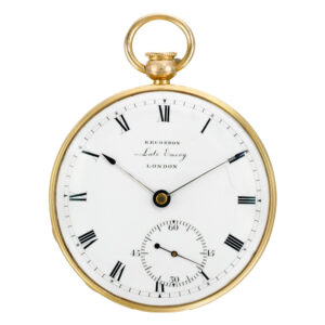 English dumb quarter repeating cylinder watch Circa 1806