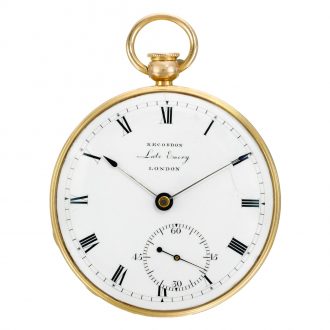 English dumb quarter repeating cylinder watch Circa 1806