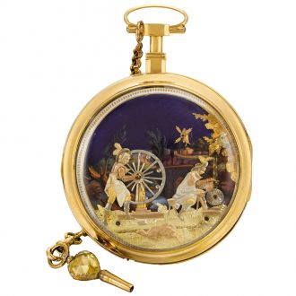 French verge automaton watch for the Chinese market Circa 1800